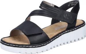 Rieker Plateausandale Sommerschuh, Sandalette, Keilabsatz, mit