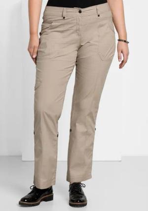 Sheego Cargohose Große Größen mit Krempelfunktion