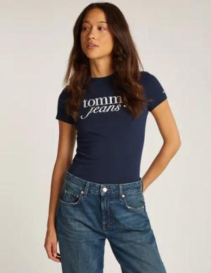 Tommy Jeans Curve Rundhalsshirt Shirt TJW
