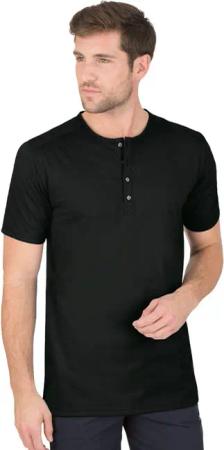 Trigema T-Shirt TRIGEMA T-Shirt mit Knopfleiste