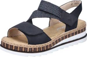 Rieker Keilsandalette Riemchensandale, Sommerschuh, Urlaubschuh mit
