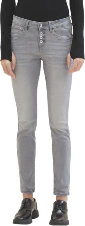 TOM TAILOR Tapered-fit-Jeans mit Knopfleisten-Verschluss