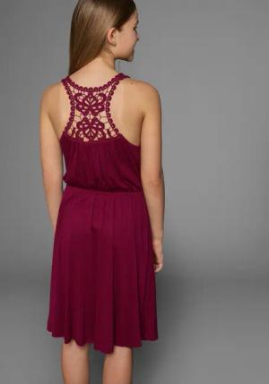 KIDSWORLD Jerseykleid, Viskosekleid für Mädchen kniefrei,