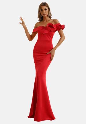 Moda Minx Jerseykleid Alaia Off Shoulder