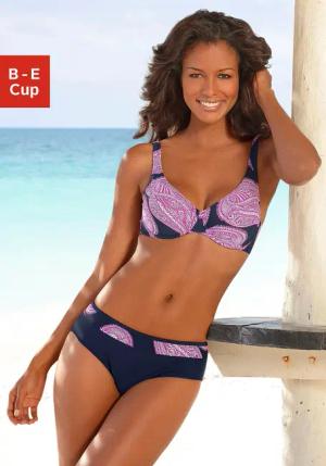 LASCANA Bügel-Bikini seitlich extra höher geschnitten,