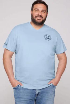 CAMP DAVID V-Shirt mit maritimen Prints