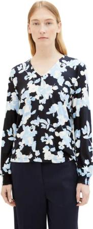 TOM TAILOR Blusenshirt mit Allover-Print