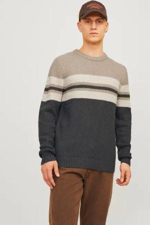 Jack & Jones Rundhalspullover JJSANDER KNIT