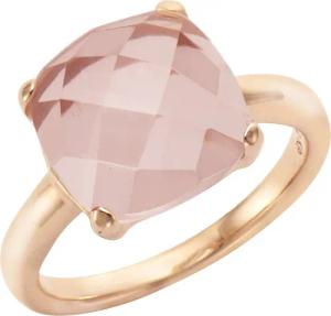 Jamelli Fingerring Silber 925 rosé-vergoldet mit