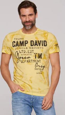 CAMP DAVID Rundhalsshirt mit All Over-Print