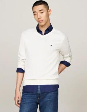 Tommy Hilfiger Strickpullover ESSENTIAL COTTON V