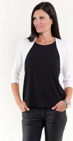 Seidel Moden Shirtjacke mit 3/4 Ärmeln,