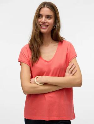 Vero Moda Kurzarmshirt VMLUNA SS V-NECK