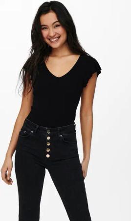 ONLY V-Shirt ONLBELIA S/L TOP JRS
