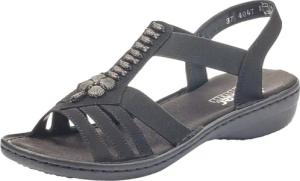 Rieker Riemchensandale, Sommerschuh, Sandalette, Keilabsatz, mit