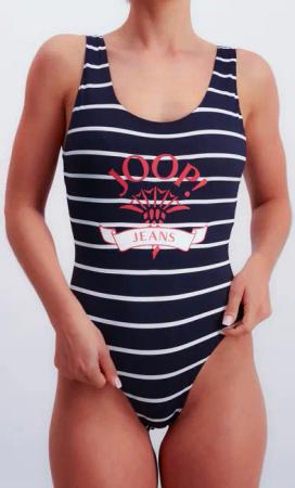 JOOP! Badeanzug JEANS! Easy Summer Streifen-Design,