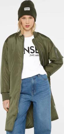 SENSES.THE LABEL Langjacke mit Two-Way-Zipper