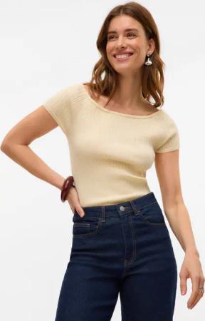 Vero Moda Stricktop VMPOPPY SS OFF