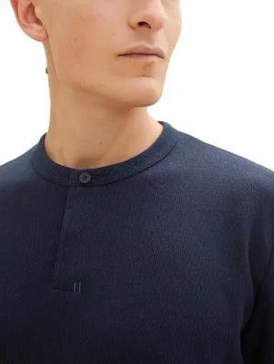 TOM TAILOR Langarmshirt aus strukturiertem Gewebe