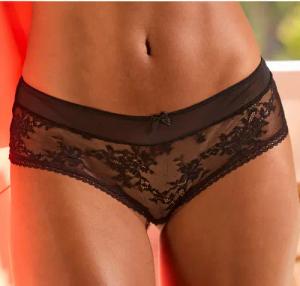LASCANA Panty aus floraler Jacquardspitze