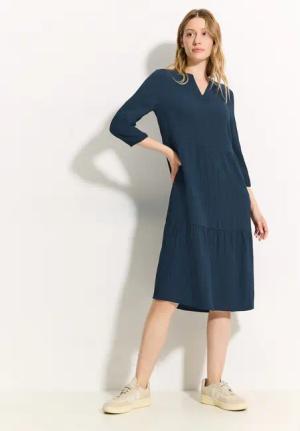 CECIL Tunikakleid Sommerkleid mit Struktur