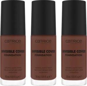 Catrice Foundation Invisible Cover Foundation, 3-tlg.,