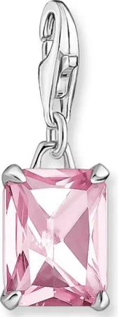 THOMAS SABO Charm-Einhänger rosa Stein, 1920-051-9,