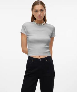 Vero Moda Rundhalsshirt VMCHLOE SS SHORT