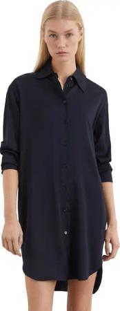 Marc O'Polo Hemdblusenkleid abgerundete Saum mit
