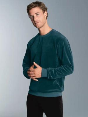 Trigema Sweatshirt TRIGEMA Nicki-Shirt
