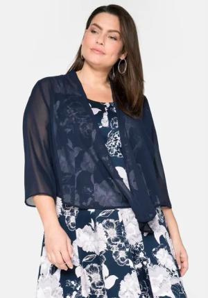 Sheego Bolerojacke Große Größen aus Chiffon