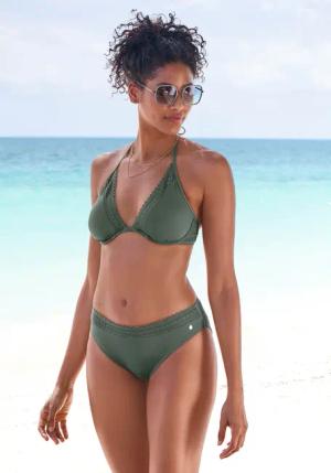 s.Oliver Bikini-Hose Aiko mit Häkeloptik
