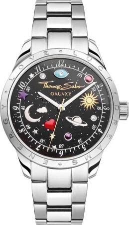 THOMAS SABO Quarzuhr COSMIC AMULET WA0402-201-203-34