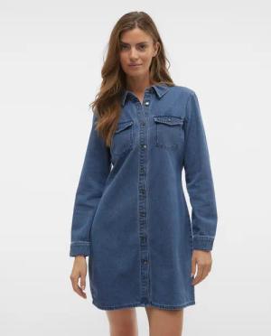 Vero Moda Jeanskleid VMJENNIE LS SHORT