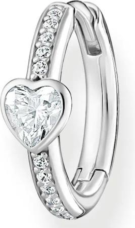 THOMAS SABO Single-Creole mit Herz und