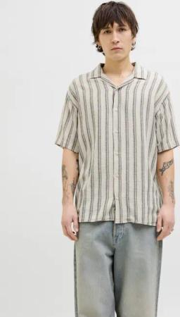 Jack & Jones Kurzarmhemd JJEENZO STRIPE