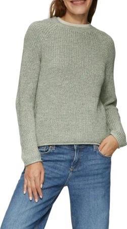 QS Strickpullover mit Rundhalsausschnitt