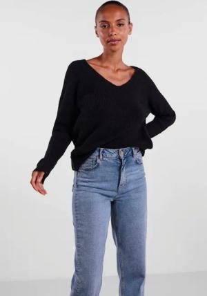 pieces V-Ausschnitt-Pullover PCELLEN LS V-NECK KNIT