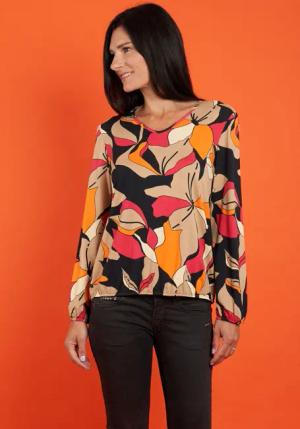 Seidel Moden Langarmshirt mit All-Over Print,