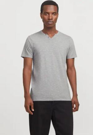 Jack & Jones T-Shirt JJESPLIT NECK