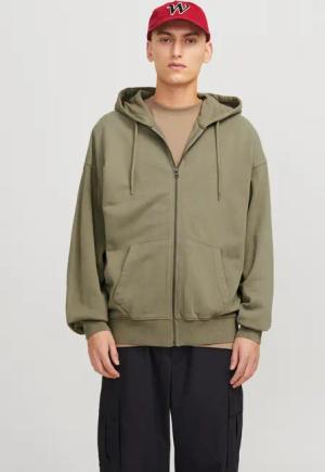 Jack & Jones Kapuzensweatjacke JJECHARGE FADED