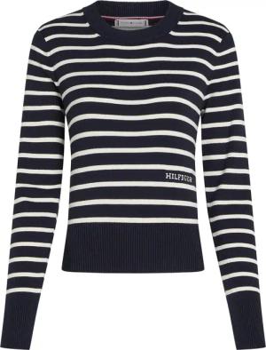 Tommy Hilfiger Strickjacke mit gesticktem Logoschriftzug