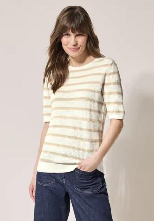 CECIL Strickpullover mit Rundhalsausschnitt