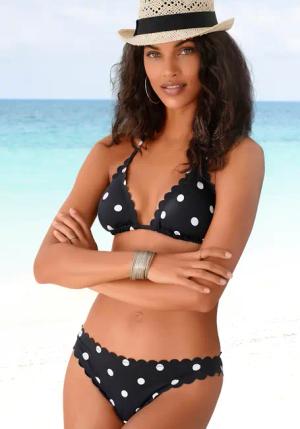 LASCANA Triangel-Bikini-Top Jada, mit Muschelkante und