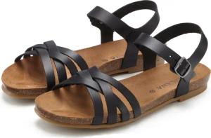 LASCANA Sandalette, Sommerschuh Sandale aus Leder