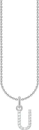 THOMAS SABO Kette mit Anhänger Buchstabe,