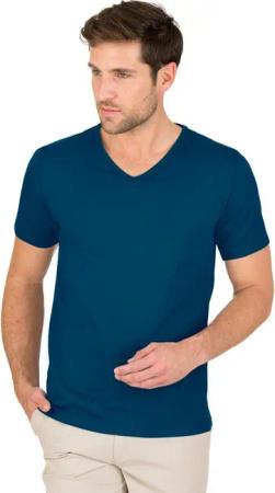 Trigema T-Shirt TRIGEMA V-Shirt aus 100%