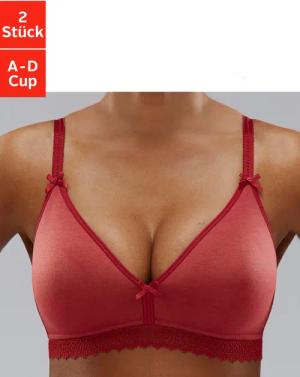 petite fleur Bralette-BH (Packung, 2 Stück)