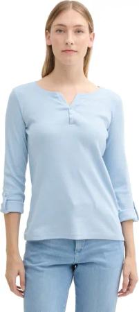 TOM TAILOR Langarmshirt mit Henley-Ausschnitt
