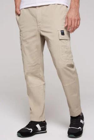 CAMP DAVID Cargohose Hosensaum mit innenliegendem